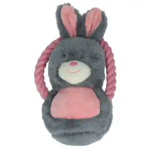 Bunny Puppy Ropey Swing pluche knuffelkonijn zonder pootjes met springtouwtje en lavendel voor puppy's