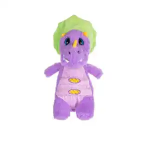 Growl Stomperz Benny de Paarse Brachiosaurus – Een sterke dino hondenknuffel met pieper en touw.