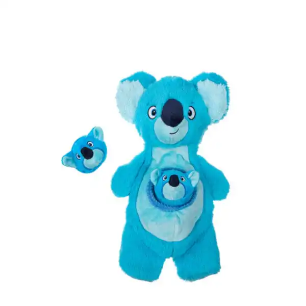 Growl Sidekicks Koala en Joey – Een interactieve set van moeder en baby koala hondenknuffel met Ruff Guard Technology.