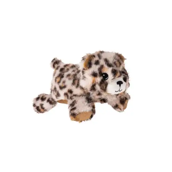 Growl Snugglez Larry het Luipaard – Een luxe en veilige pluche knuffel voor honden.