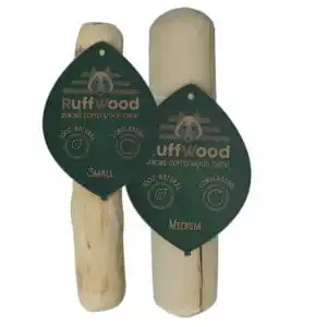 Ruffwood Coffee – Natuurlijke en duurzame koffieboomhout kauwstaaf voor honden