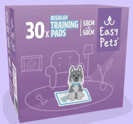 EasyPets Trainingspads 30 stuks met lokstof meerdere absorberende lagen gesealde randen en geurcontrole voor zindelijkheidstraining van puppy doodles afmeting 58 x 58 cm